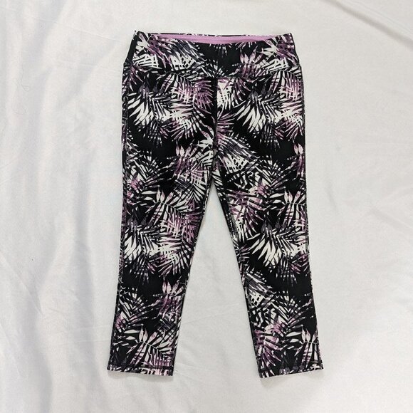 Marika Sport Capri Leggings Women's Size Medium 8-10 Purple - Picture 1 of 4